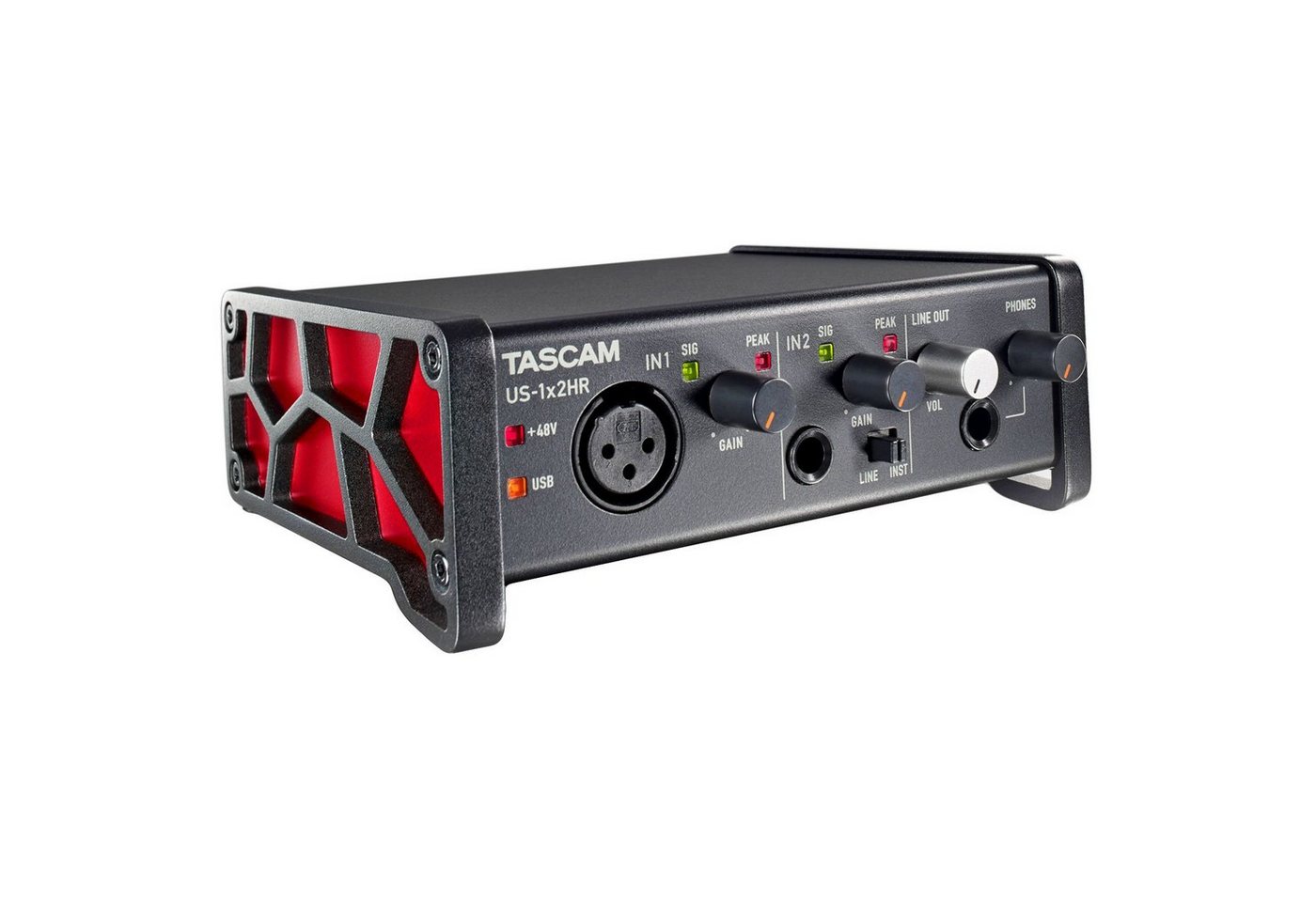 Tascam US-1x2HR USB Audio-Interface Digitales Aufnahmegerät von Tascam