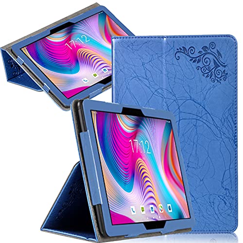 HYMY Hülle für Blackview TAB 10 Pro (10.1") hülle- Flip Case Cover Schutzhülle Blackview TAB 10 Pro-Blue von Tasch