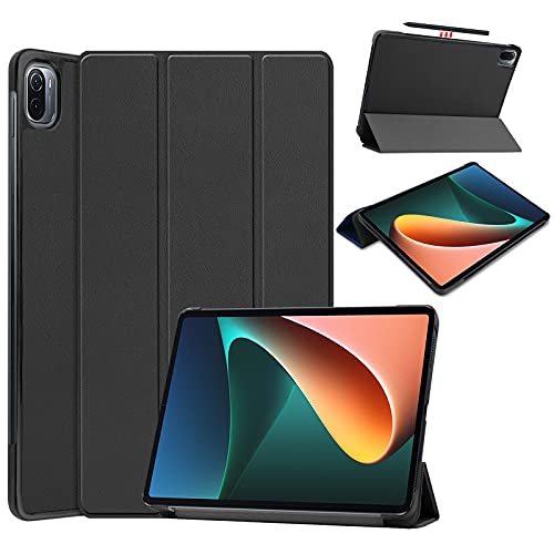 Tasch HYMY Hülle für Xiaomi Pad 5 11" hülle- Flip Case Cover Schutzhülle Xiaomi Pad 5-Black von Tasch