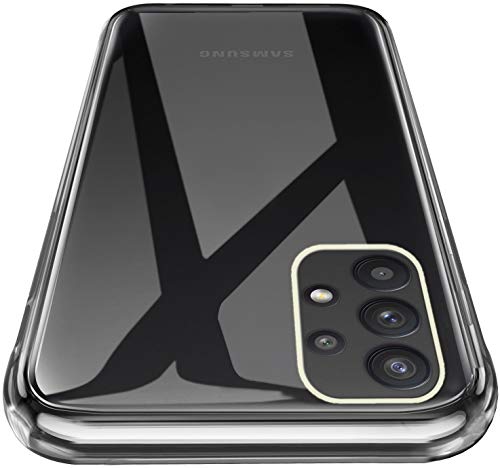 Tasch HYMY Samsung Galaxy A32 4G Hülle (6.4 Zoll) 3Pcs Transparent Schutzhülle TPU Handytasche Samsung Galaxy A32 4G -Clear von Tasch