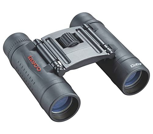 Tasco - 10x25 - Essentials - Dach - Fernglas - Kompakt - Mehrschichtvergütet - Schwarz - 168125 von Tasco