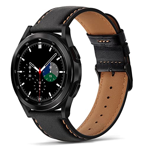 Tasikar 22mm Armband Kompatibel mit Samsung Galaxy Watch 3 45mm/Galaxy Watch 46mm Armband, Premium Echte Leder Ersatzarmband für Huawei Watch GT 3 46mm/GT 2 46mm/Gear S3, 22mm, Schwarz Tasikar 22mm Armband Kompatibel mit Samsung Galaxy Watch 3 45mm/Galaxy Watch 46mm Armband, Premium Echte Leder Ersatzarmband für Huawei Watch GT 3 46mm/GT 2 46mm/Gear S3, 22mm, Schwarz von Tasikar