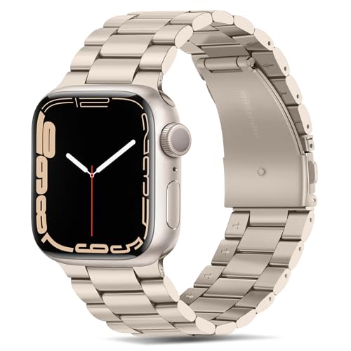 Tasikar Armbänder Kompatibel mit Apple Watch 46mm 45mm 44mm 42mm Prämie Edelstahl Metallarmband Kompatibel mit Apple Watch SE 2 SE Seires 10 9 8 7 6 5 4 3 2 1, Polarstern Tasikar Armbänder Kompatibel mit Apple Watch 46mm 45mm 44mm 42mm Prämie Edelstahl Metallarmband Kompatibel mit Apple Watch SE 2 SE Seires 10 9 8 7 6 5 4 3 2 1, Polarstern von Tasikar
