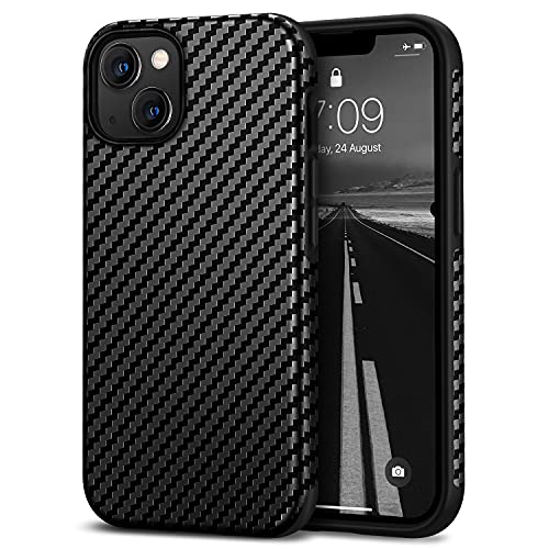 Tasikar Handyhülle Kompatibel mit iPhone 13 Mini Hülle, Carbon Leder mit TPU Hybrid Case Kompatibel für iPhone 13 Mini 5,4-Zoll 2021, Schwarz Tasikar Handyhülle Kompatibel mit iPhone 13 Mini Hülle, Carbon Leder mit TPU Hybrid Case Kompatibel für iPhone 13 Mini 5,4-Zoll 2021, Schwarz von Tasikar