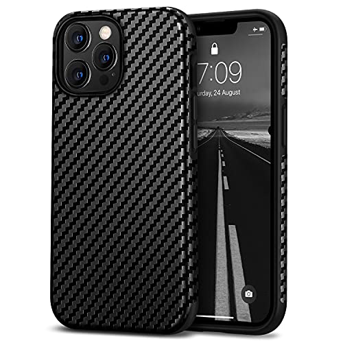 Tasikar Handyhülle Kompatibel mit iPhone 13 Pro Hülle, Carbon Leder mit TPU Hybrid Case Kompatibel für iPhone 13 Pro 6,1-Zoll 2021, Schwarz Tasikar Handyhülle Kompatibel mit iPhone 13 Pro Hülle, Carbon Leder mit TPU Hybrid Case Kompatibel für iPhone 13 Pro 6,1-Zoll 2021, Schwarz von Tasikar