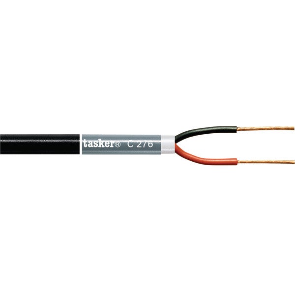 Tasker C276 Black 2 x 2.50 Stage Speaker Cable, 100m von Tasker