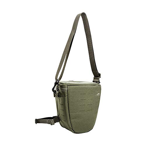 Tasmanian Tiger TT Focus ML Camera Bag Gepolsterte Kamera-Tasche stoßfest als Umhängetasche Gürteltasche Schultertasche nutzbar für System-Kamera, DSLR, DSLM, Spiegelreflex (Olive) von Tasmanian Tiger