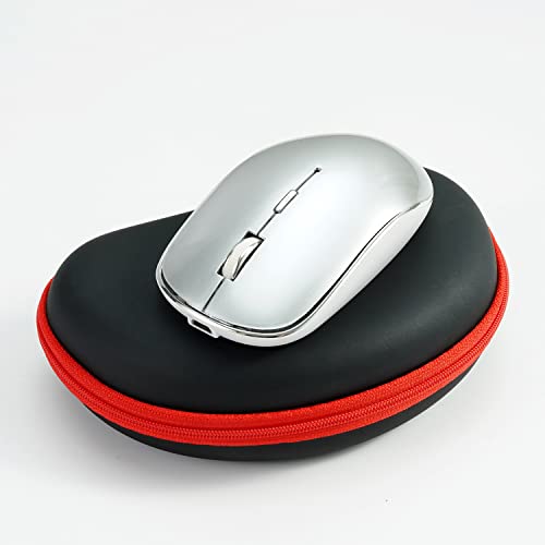 Tasnme Kabellose Bluetooth-Maus für MacBook Pro/Air/Mac/iPad/Laptop/Desktop und Case Organizer (ein Netz im Inneren des Deckels, um das USB-Kabel zu halten) von Tasnme