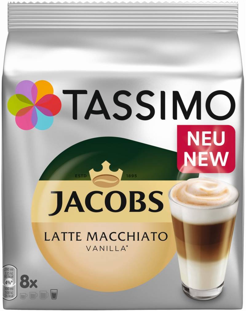 Jacobs Latte Macchiato Vanilla Kapsel-System von Tassimo