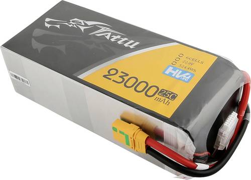 Tattu Modellbau-Akkupack (LiPo) 22.8V 23000 mAh Zellen-Zahl: 6 25 C Softcase XT90-S von Tattu