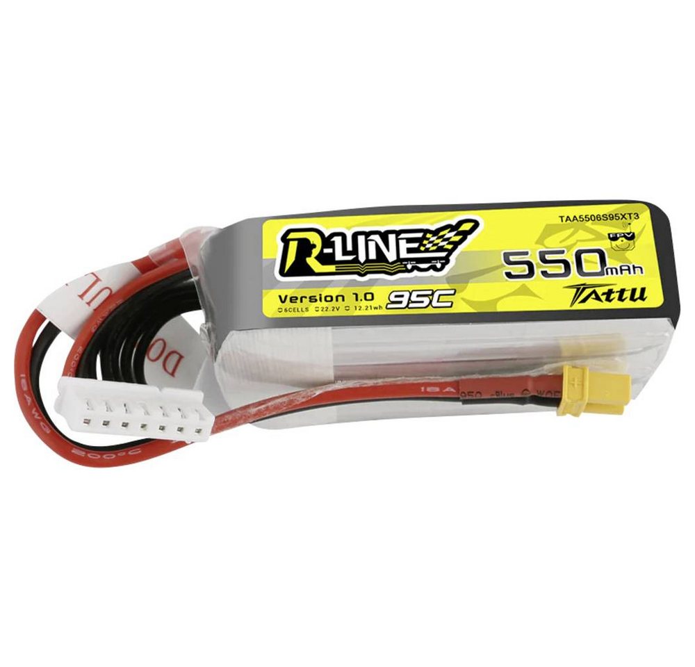 Tattu R-Line 550mAh 22.2V 6S1P 95C Lipo Battery with Akku Tattu R-Line 550mAh 22.2V 6S1P 95C Lipo Battery with Akku von Tattu