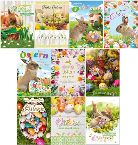 100 Oster-Postkarten verschiedene Motive Grußkarten Ostern Osterkarten Osterpostkarten Postkarten 20 Sets à 5 Karten von Taunus Grußkarten Verlag