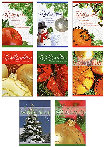 Taunus Grußkarten Verlag 50 Grußkarten Weihnachten - 8 Motive 22-4480 Weihnachtskarten von Taunus Grußkarten Verlag