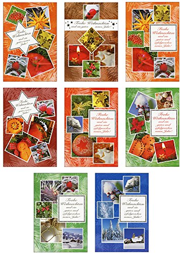 Taunus Grußkarten Verlag 50 Grußkarten Weihnachten - 8 Motive 22-4490 Weihnachtskarten von Taunus Grußkarten Verlag