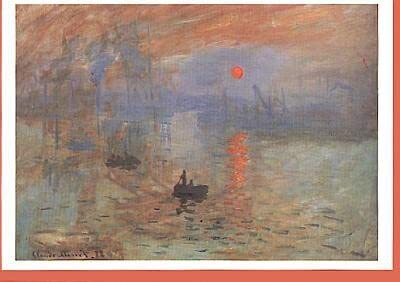 Kunstkarte Monet Impression Sunrise 1873 von Taurus Kunstkarten