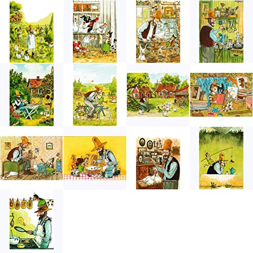 Taurus Kunstkarten Postkarten-Set Pettersson und Findus von Taurus Kunstkarten