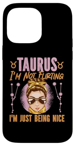 Sternzeichen Stier: Ich flirte nicht, ich bin nur nett Hülle für iPhone 14 Pro Max Sternzeichen Stier: Ich flirte nicht, ich bin nur nett Hülle für iPhone 14 Pro Max von Taurus Zodiac Sign Designs For Women