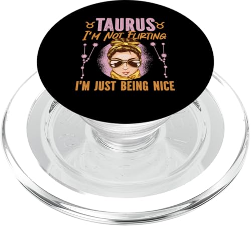 Sternzeichen Stier: Ich flirte nicht, ich bin nur nett PopSockets PopGrip für MagSafe Sternzeichen Stier: Ich flirte nicht, ich bin nur nett PopSockets PopGrip für MagSafe von Taurus Zodiac Sign Designs For Women