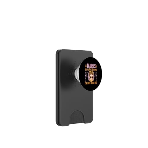 Sternzeichen Stier: Ich flirte nicht, ich bin nur nett PopSockets PopWallet für MagSafe Sternzeichen Stier: Ich flirte nicht, ich bin nur nett PopSockets PopWallet für MagSafe von Taurus Zodiac Sign Designs For Women