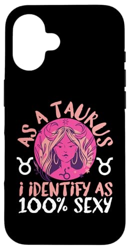Tierkreiszeichen Stier: Als Stier identifiziere ich als 100% sexy Hülle für iPhone 16 Tierkreiszeichen Stier: Als Stier identifiziere ich als 100% sexy Hülle für iPhone 16 von Taurus Zodiac Sign Designs For Women
