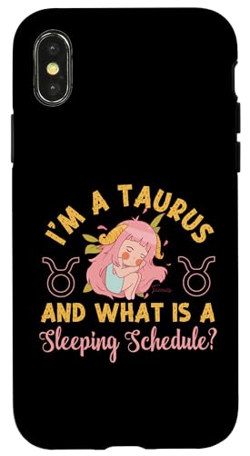 Tierkreiszeichen Stier: Ich bin ein Stier und was ist ein Schlafplan? Hülle für iPhone X/XS Tierkreiszeichen Stier: Ich bin ein Stier und was ist ein Schlafplan? Hülle für iPhone X/XS von Taurus Zodiac Sign Designs For Women