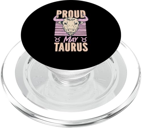 Tierkreiszeichen Stier: Proud May Taurus PopSockets PopGrip für MagSafe Tierkreiszeichen Stier: Proud May Taurus PopSockets PopGrip für MagSafe von Taurus Zodiac Sign Designs For Women
