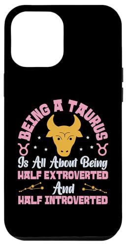 Tierkreiszeichen Stier: halb extrovertiert und halb introvertiert Hülle für iPhone 12 Pro Max Tierkreiszeichen Stier: halb extrovertiert und halb introvertiert Hülle für iPhone 12 Pro Max von Taurus Zodiac Sign Designs For Women