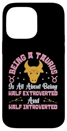 Tierkreiszeichen Stier: halb extrovertiert und halb introvertiert Hülle für iPhone 14 Pro Max Tierkreiszeichen Stier: halb extrovertiert und halb introvertiert Hülle für iPhone 14 Pro Max von Taurus Zodiac Sign Designs For Women