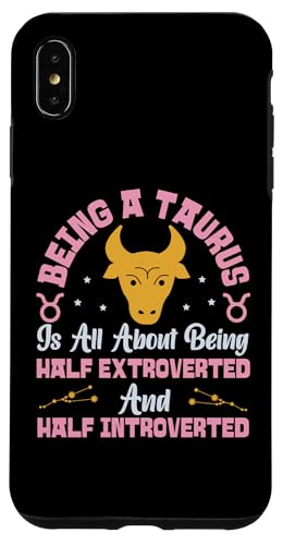Tierkreiszeichen Stier: halb extrovertiert und halb introvertiert Hülle für iPhone XS Max Tierkreiszeichen Stier: halb extrovertiert und halb introvertiert Hülle für iPhone XS Max von Taurus Zodiac Sign Designs For Women