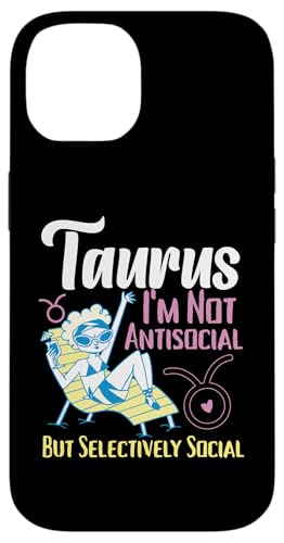 Tierkreiszeichen Stier: nicht antisocial, sondern selektiv sozial Hülle für iPhone 14 Tierkreiszeichen Stier: nicht antisocial, sondern selektiv sozial Hülle für iPhone 14 von Taurus Zodiac Sign Designs For Women