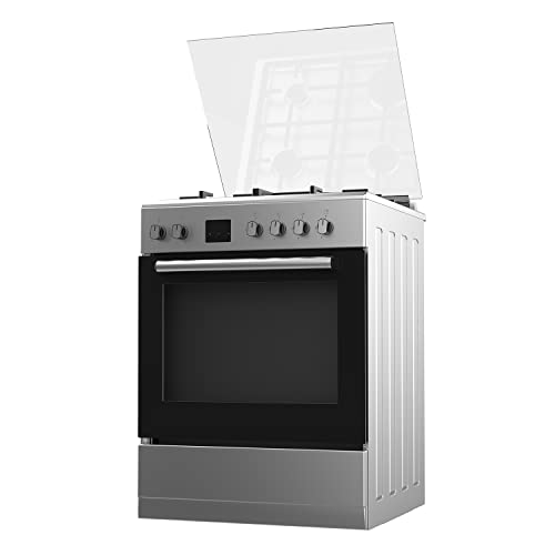 Taurus CIGE4FIXMF Freistehender Mischherd, Edelstahl, Gas/Elektroherd, Butan/Erdgas, 4 Brenner, 60 l, digitaler Timer, Doppelglas, Thermostat, 63 x 60 x 85,5 cm Taurus CIGE4FIXMF Freistehender Mischherd, Edelstahl, Gas/Elektroherd, Butan/Erdgas, 4 Brenner, 60 l, digitaler Timer, Doppelglas, Thermostat, 63 x 60 x 85,5 cm von Taurus