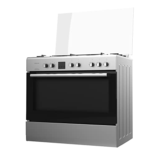 Taurus CIGE5FIXMF Freistehender Mischherd, Edelstahl, Gas/Elektroherd, Butan/Erdgas, 5 Brenner, Backofen 95 l, digitaler Timer, Doppelglas, Thermostat, 61 x 90 x 92,5 cm Taurus CIGE5FIXMF Freistehender Mischherd, Edelstahl, Gas/Elektroherd, Butan/Erdgas, 5 Brenner, Backofen 95 l, digitaler Timer, Doppelglas, Thermostat, 61 x 90 x 92,5 cm von Taurus