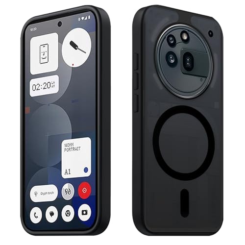 Tawarror Magnetische für Nothing Phone 3a Pro Hülle, Matt Transluzente Handyhülle für Phone 3a Pro PC Rückseite Kratzfest TPU Fallschutz Stoßfest Anti-Fingerabdruck Matte Schutzhülle, Schwarz Tawarror Magnetische für Nothing Phone 3a Pro Hülle, Matt Transluzente Handyhülle für Phone 3a Pro PC Rückseite Kratzfest TPU Fallschutz Stoßfest Anti-Fingerabdruck Matte Schutzhülle, Schwarz von Tawarror