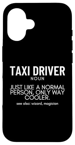 Taxifahrer Definition Lustiger Taxifahrer Hülle für iPhone 16 von Taxi Driver Gifts and Apparel
