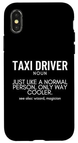 Taxifahrer Definition Lustiger Taxifahrer Hülle für iPhone X/XS von Taxi Driver Gifts and Apparel