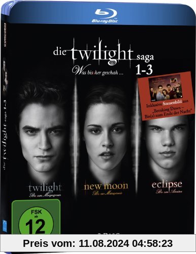 Die Twilight Saga 1-3 - Was bis(s)her geschah... (inkl. Sammelkarte) [Blu-ray] [Limited Edition] von Taylor Lautner