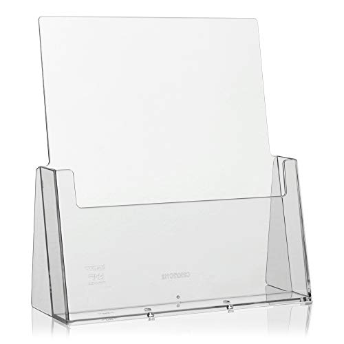 Taymar C230 10 Stück DIN A4 Prospekthalter, Prospektständer, transparent von taymar