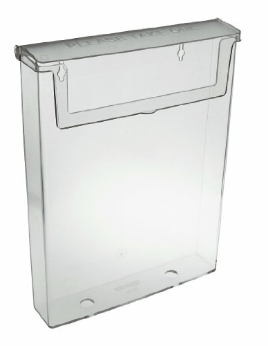 Taymar OD230 DIN A4 Prospekthalter, Prospektbox mit Deckel, Wetterfest (auch für den Außenbereich geeignet) von Taymar