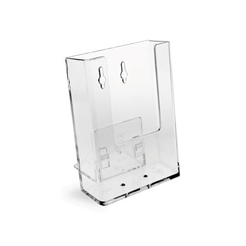 taymar DIN Lang (DL), DIN A6 Prospekthalter, Wandprospekthalter, Tischprospekthalter mit Stand-Clip von Taymar