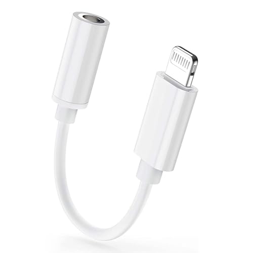 Kopfhörer Adapter für iPhone auf 3.5 mm [MFi zertifiziert iPhone Aux Adapter Audio Headset Adapter Konverter Kabel Dongle kompatibel für iPhone 14 13 12 11 Pro Max XS XR 8 7 Support All iOS System Kopfhörer Adapter für iPhone auf 3.5 mm [MFi zertifiziert iPhone Aux Adapter Audio Headset Adapter Konverter Kabel Dongle kompatibel für iPhone 14 13 12 11 Pro Max XS XR 8 7 Support All iOS System von Tayte