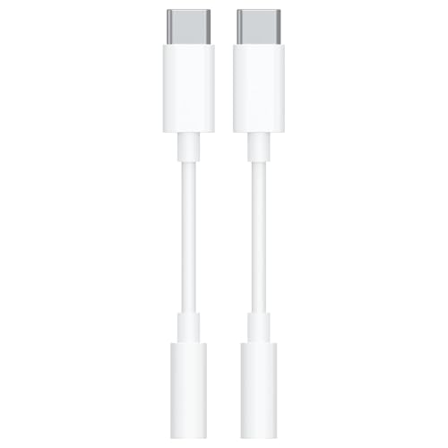 Tayte [2PC Kopfhörer Adapter für iPhone 16 USB C auf 3.5mm Kopfhöreranschluss Adapter USB C auf Klinke Dongle Kompatibel mit iPhone 15/15Pro/16Pro/16Pro Max,Samsung Galaxy S24/S23/S22Ultra/Note20/10 Tayte [2PC Kopfhörer Adapter für iPhone 16 USB C auf 3.5mm Kopfhöreranschluss Adapter USB C auf Klinke Dongle Kompatibel mit iPhone 15/15Pro/16Pro/16Pro Max,Samsung Galaxy S24/S23/S22Ultra/Note20/10 von Tayte