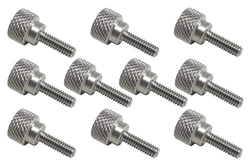 10 Stück 8-32 x 1/2 Zoll Gewinde 303 Edelstahl Diamant gerändelte Rändelschrauben mit geraden Schultern Rechtsgewinde SAE Flachspitze unbeschichtet 10 Stück 8-32 x 1/2 Zoll Gewinde 303 Edelstahl Diamant gerändelte Rändelschrauben mit geraden Schultern Rechtsgewinde SAE Flachspitze unbeschichtet von Taytools