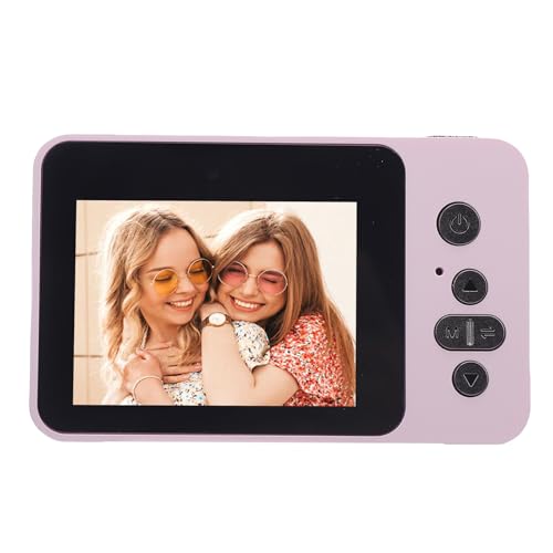 1080p 12 MP Digitalkamera HD Dual Objektiv 2,4 Zoll Display Auto Focus Compact Selfie Camera Photography (Blue) von Tbest