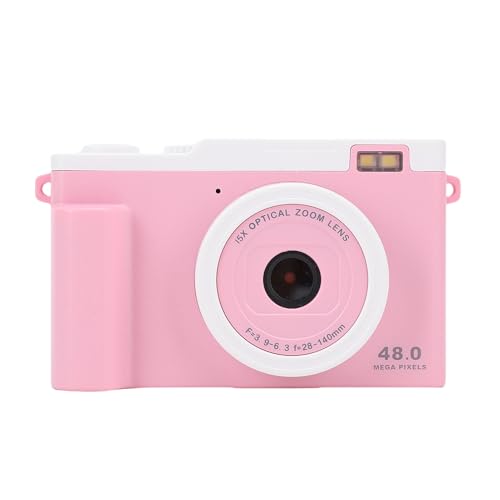 1080p 48MP HD Doppelkamera Tragbare Digitalkamera 15x Optical Zoom LED LED Flash WiFi Transfer Compact Travel (#2) von Tbest