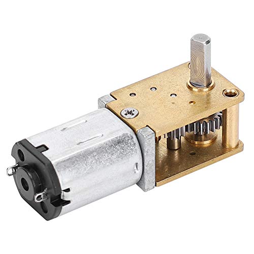 12 Volt Motor,Gear Motor,Getriebemotor-Minimotoren Ferngesteuerte App-Gesteuerte Fahrzeugteile Mini-Mikro-Metallgetriebemotor N20 Dc12V Geschwinditsreduzierung Cwccw Mikromotor 16 U/Min (Dc12V16Rpm) von Tbest