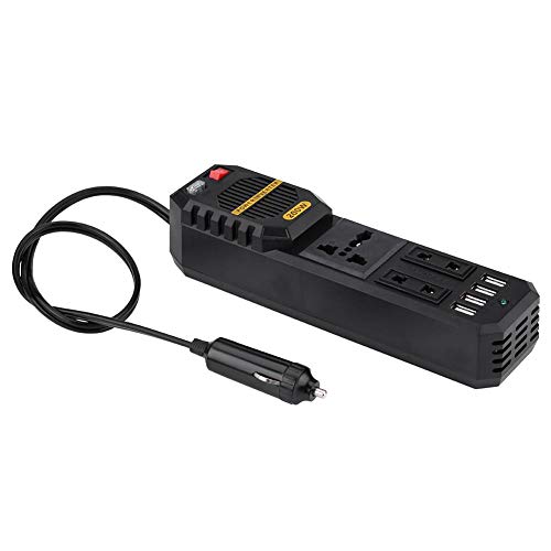 200W DC 12V auf AC 220V Auto Wechselrichter Konverter kfz Spannungswandler mit Zigarettenanzünder USB-Ladegerät Universal Power Inverter Auto Stromwandler Inverter von Tbest
