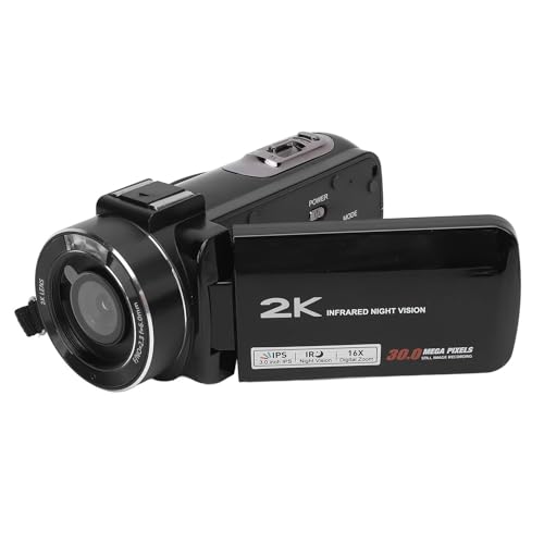 2K Digitale Videokamera 16x Zoom -Rekorder mit 3 -Zoll -IPS -Bildschirmfernbedienung für die Reise 2K Digitale Videokamera 16x Zoom -Rekorder mit 3 -Zoll -IPS -Bildschirmfernbedienung für die Reise von Tbest