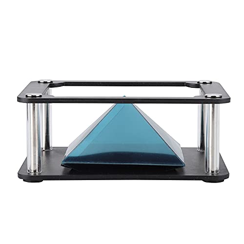 3D Projektor,3D Holographic Projector,Hologramm Handy,Hologramm-Projektor,Hologramm-Dreieck, 3D Holographic Display-Ständer Projektor 3,5-6 Zoll Mobile Smartphone Hologramm-Halterung von Tbest