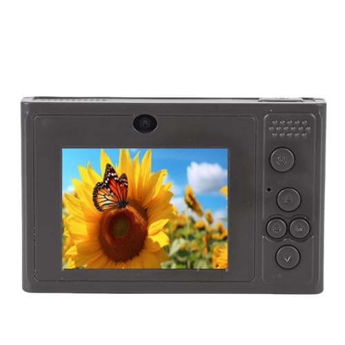 48MP 1080P HD Spiegellose Digitalkamera für Reisefotografie mit 2,4 Zoll Bildschirm (Schwarz) von Tbest