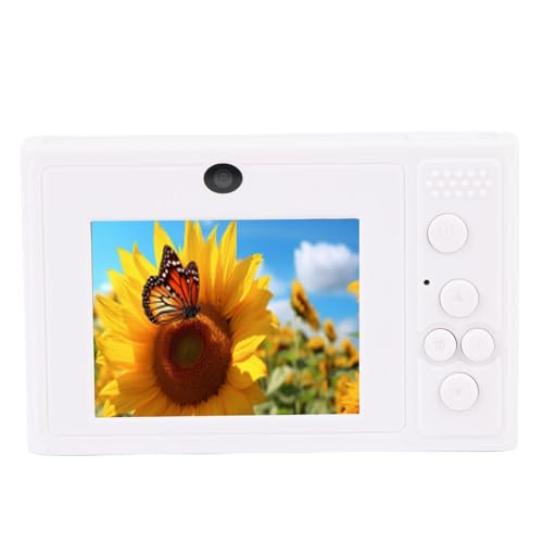 48MP 1080P HD Spiegellose Digitalkamera für Reisefotografie mit 2,4 Zoll Bildschirm (Weiß) von Tbest